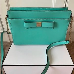Authentic Kate Spade crossbody Tiffany Blue